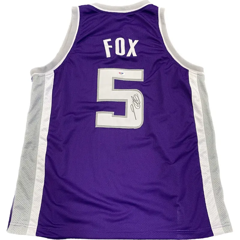 De'Aaron Fox signed jersey PSA/DNA Sacramento Kings Autographed