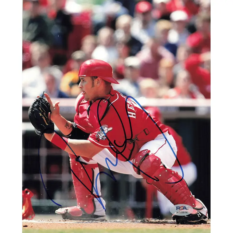 RAMON HERNANDEZ signed 8x10 photo PSA/DNA Cincinnati Reds Autographed