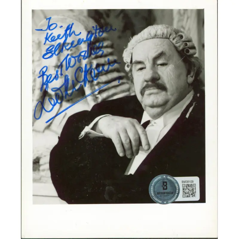 Leo McKern Ladyhawke "To Keith Best Wishes" Signed 4x5 Photo BAS #BM38109