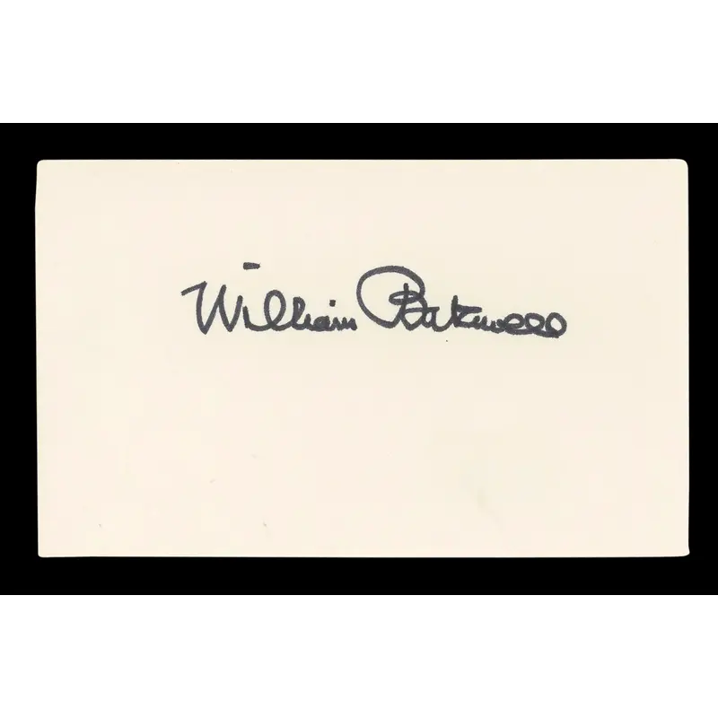 William Bakewell Quiet on the Western Front Signed 3x5 Index Card BAS #AD70347