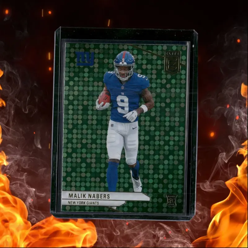 2024 Donruss Elite Malik Nabers Green Dots Rookie #196