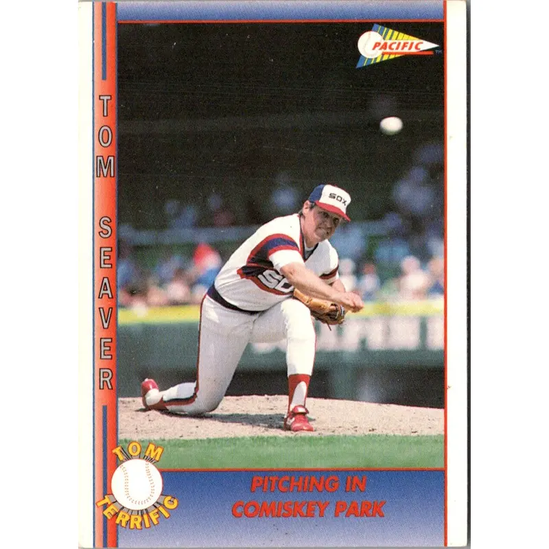 1992 Pacific Seaver Tom Seaver (Pitching in Comiskey Park) #72