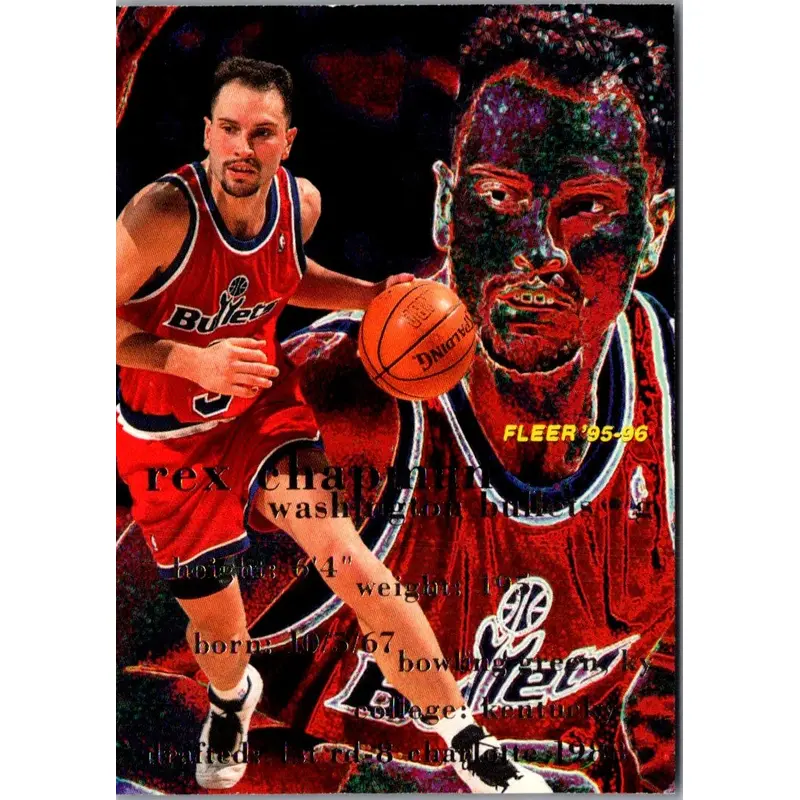 1995 Fleer European Rex Chapman #191