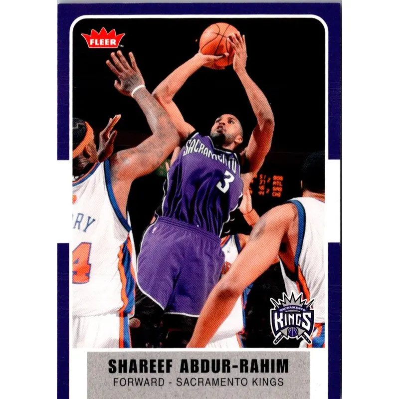 2007 Fleer Shareef Abdur-Rahim #119