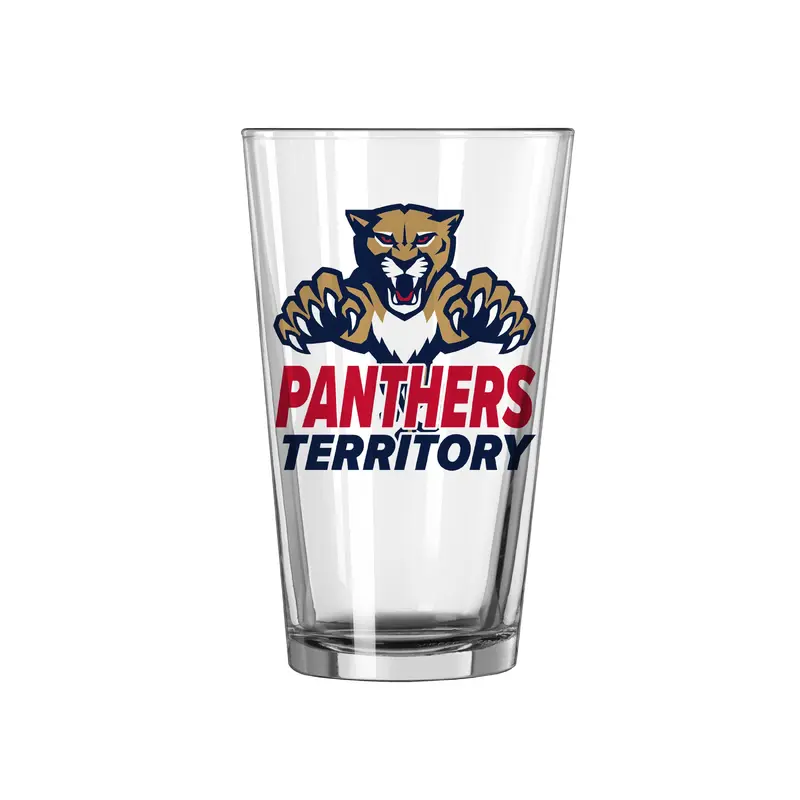 Florida Panthers 16oz Slogan Pint Glass