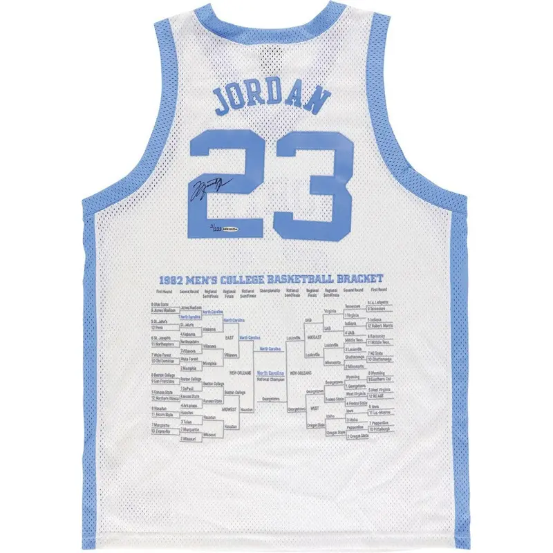 Michael Jordan Signed Nike North Carolina Tar Heels Jersey UDA Upper Deck COA