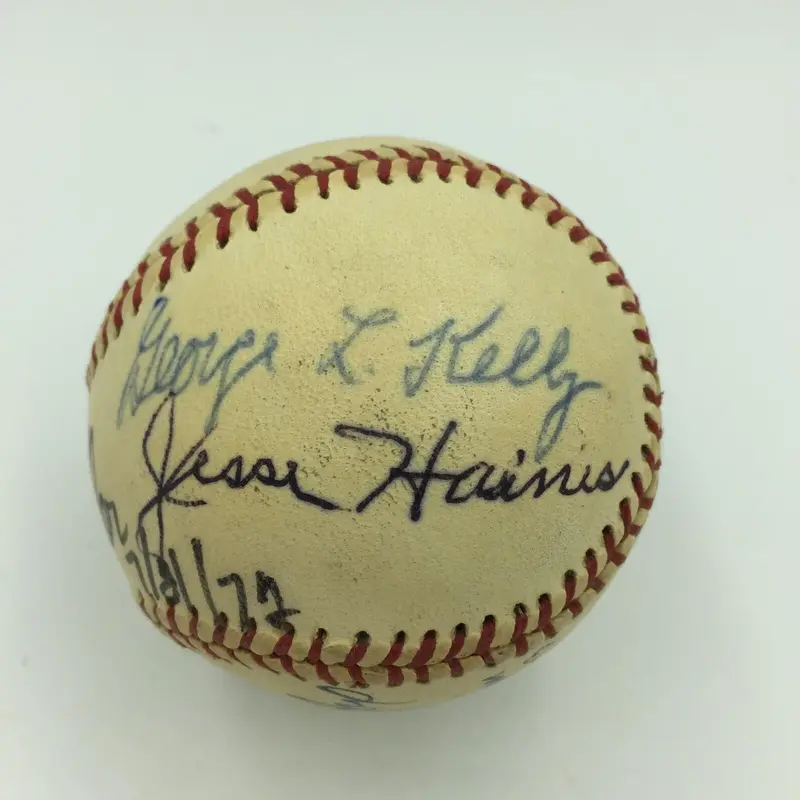 Sandy Koufax Jesse Haines 1970's Hall Of Fame Induction Day Signed Baseball JSA