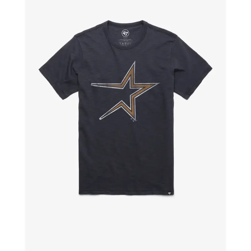 HOUSTON ASTROS COOPERSTOWN GRIT '47 SCRUM TEE