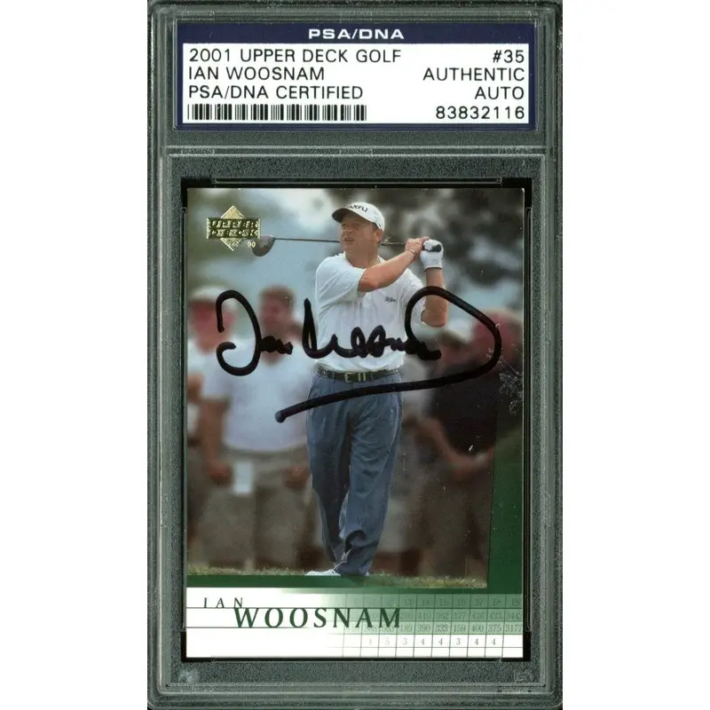 Ian Woosnam Signed Card 2001 Upper Deck Golf #35 PSA/DNA Slabbed #83832116