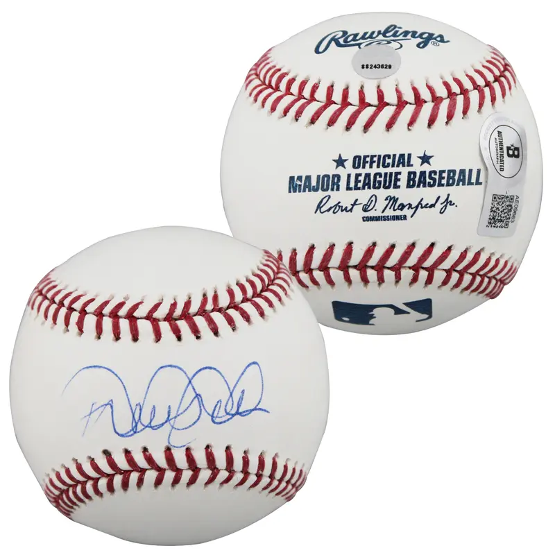Yankees Derek Jeter Authentic Signed Manfred Oml Baseball BAS #AE09663