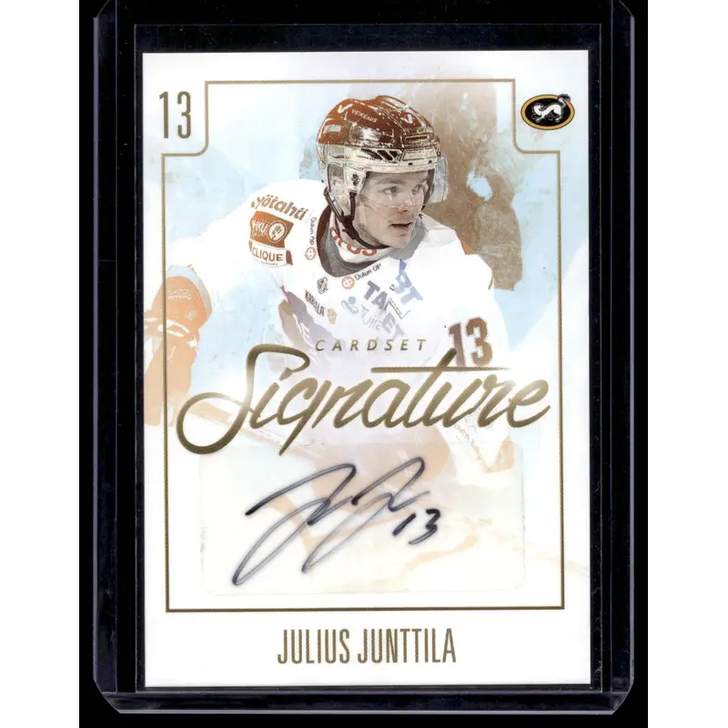 2017-18 Cardset Signature - Julius Junttila /125