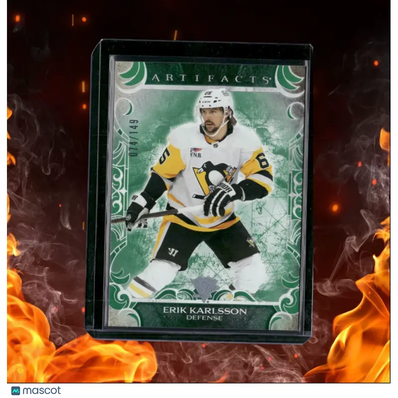 2024-25 Upper Deck Artifacts Erik Karlsson Emerald 074/149 #68