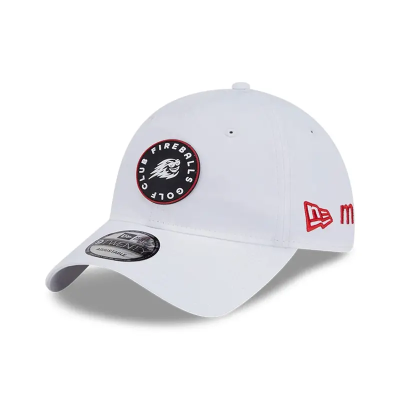 Fireballs LIV Golf 2025 White 9TWENTY Adjustable Cap