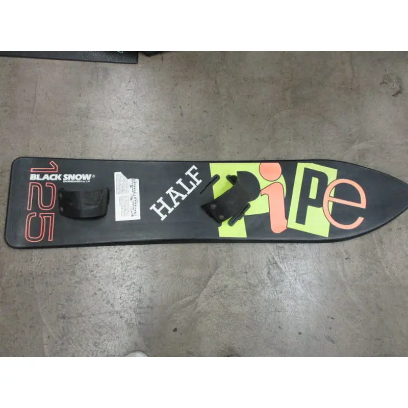 Used Vintage 90's Black Snow Buddy L Half Pipe 125