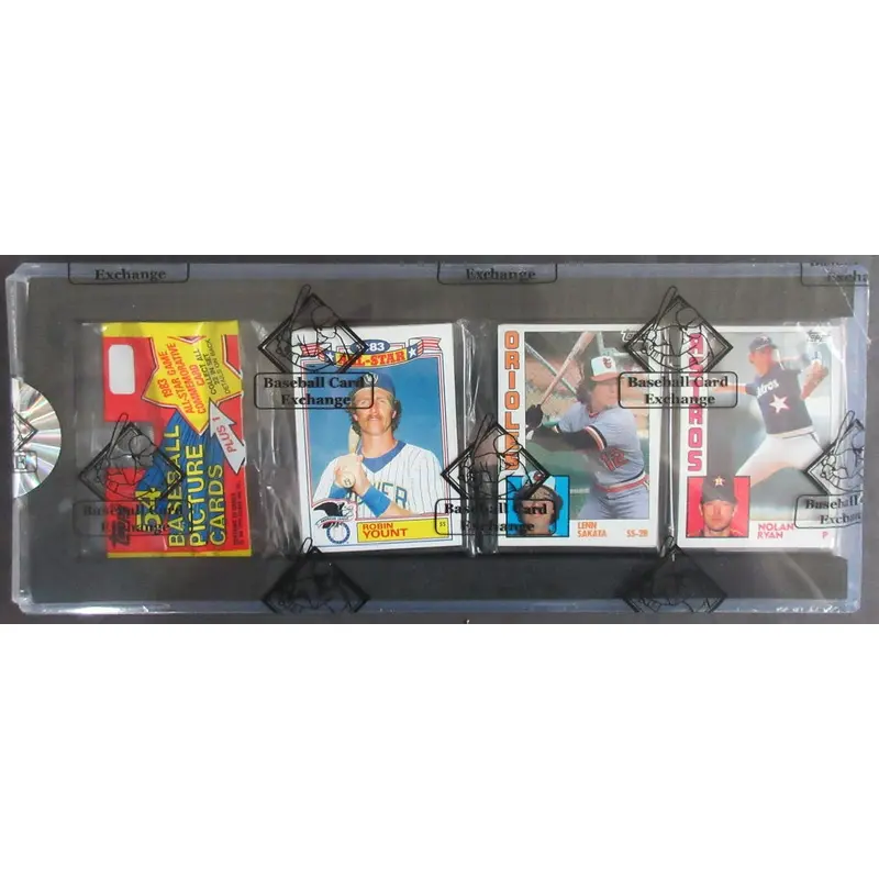 1984 Topps Baseball Unopened Rack Pack (BBCE) (Ryan Top)
