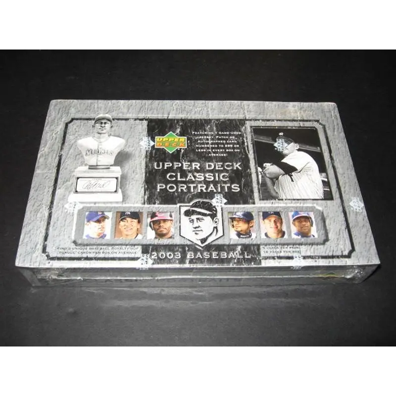 2003 Upper Deck Classic Portraits Baseball Box (w/o Bust)