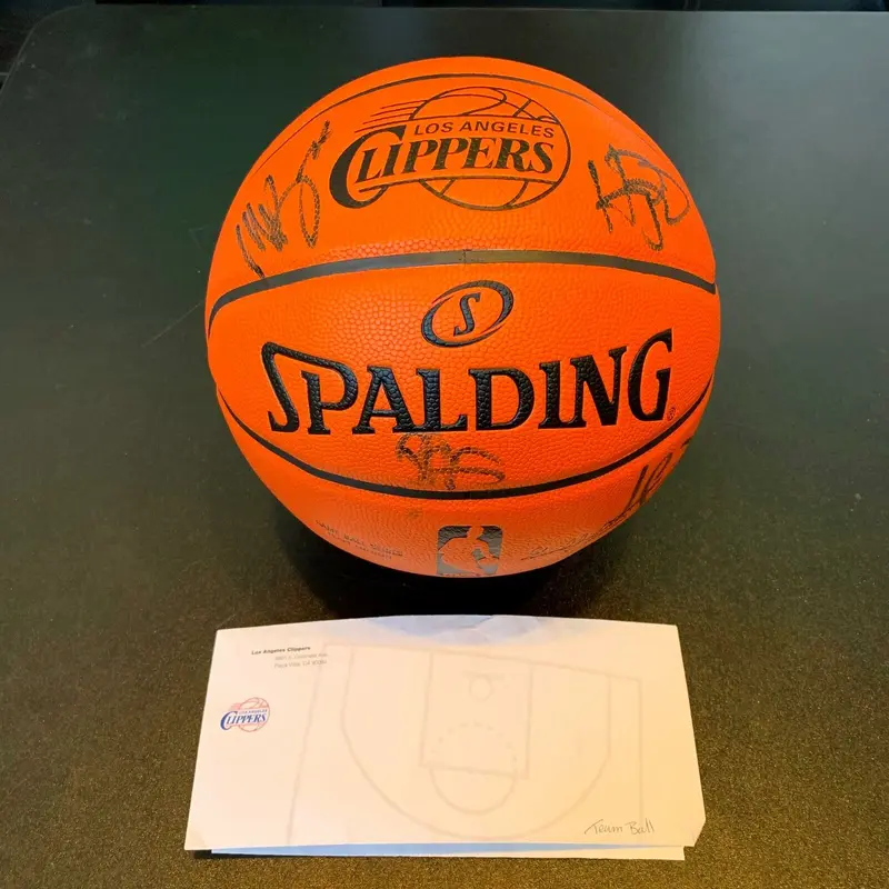 2012-13 Los Angeles Clippers Team Signed NBA Basketball With Team COA