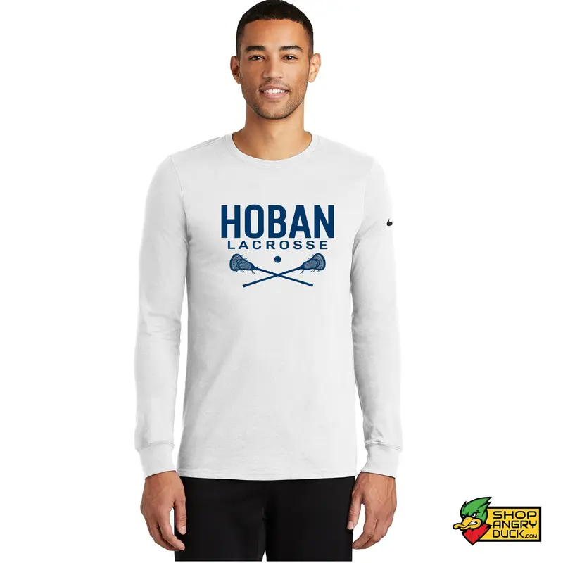 Hoban Lacrosse Nike Longsleeve Poly/Cotton T-shirt 2