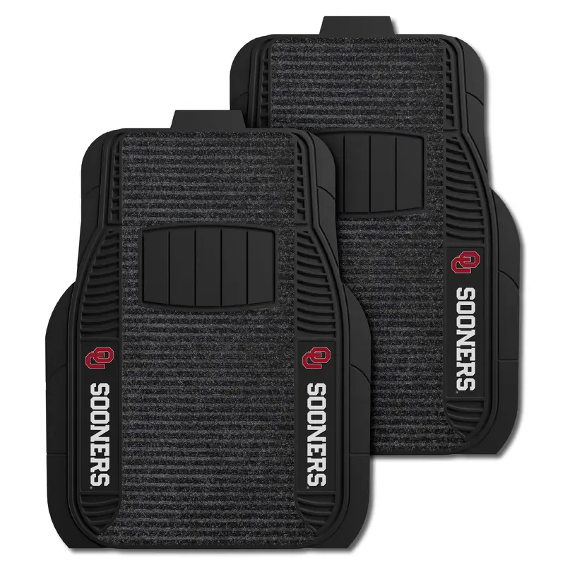 University of Oklahoma 2-pc Deluxe Car Mat Set