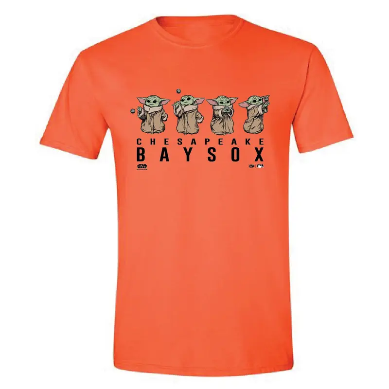 Chesapeake Baysox YOUTH Star Wars Gorgu ORANGE