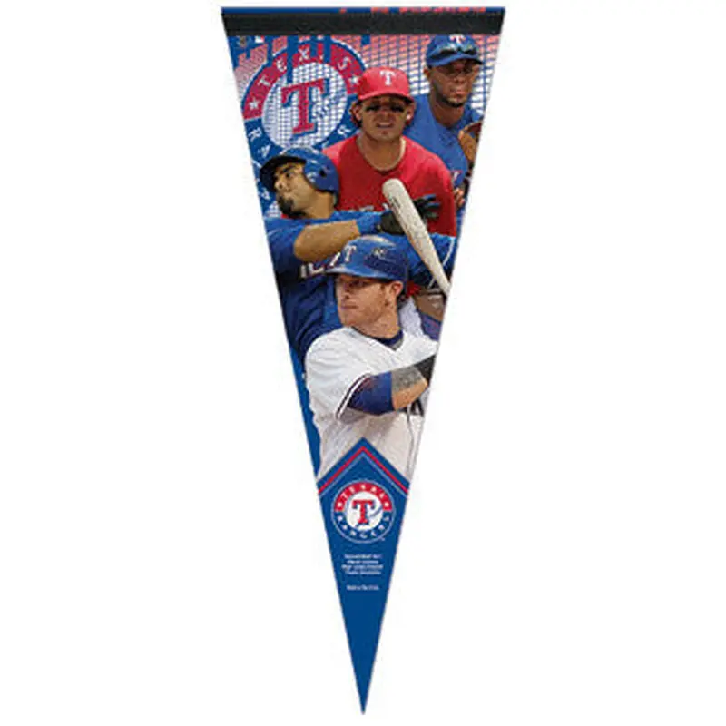 Texas Rangers "Superstars" (Andrus, Kinsler, Cruz, Hamilton) Premium Pennant