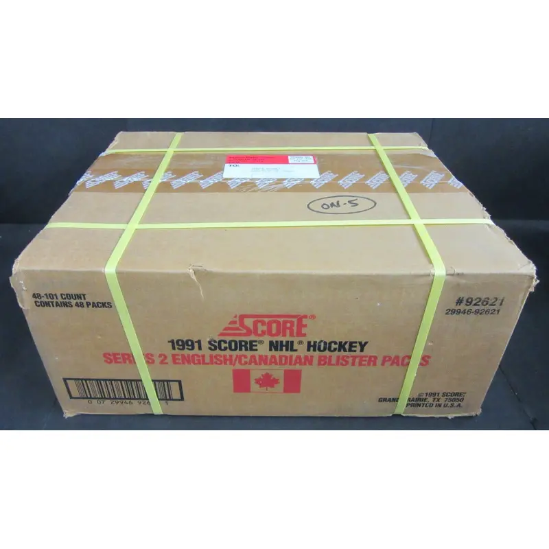 1991/92 Score Hockey Series 2 Blister Case (Can/Eng) (48 Count)92621