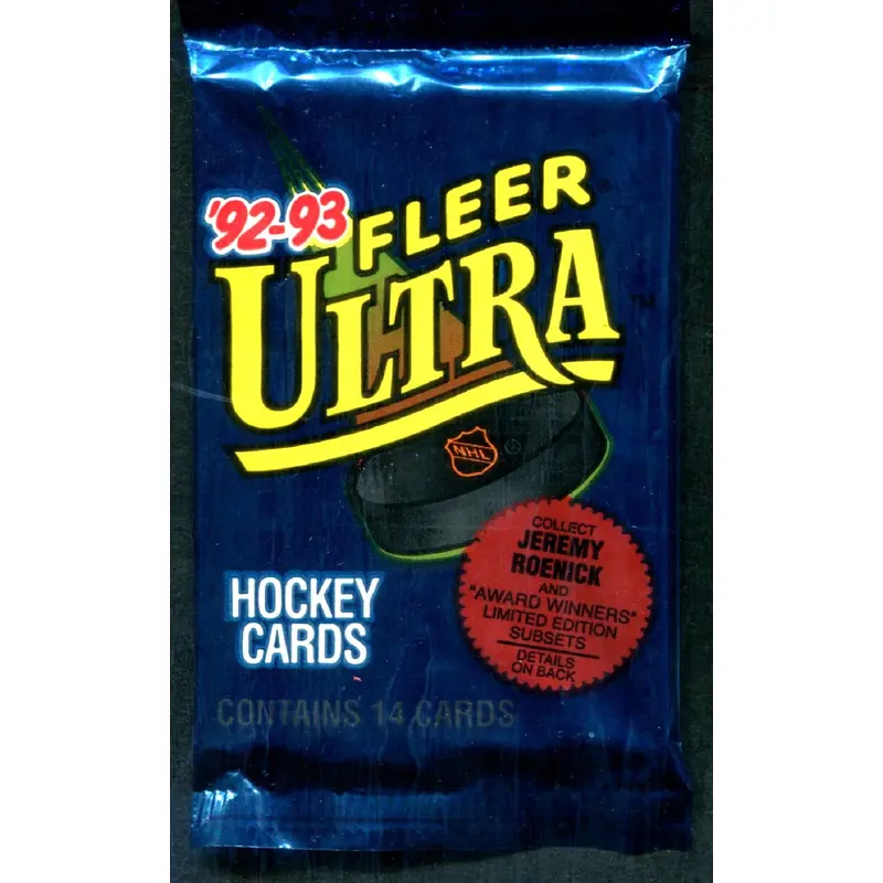 1992/93 Fleer Ultra Hockey Unopened Series 1 Pack (14)