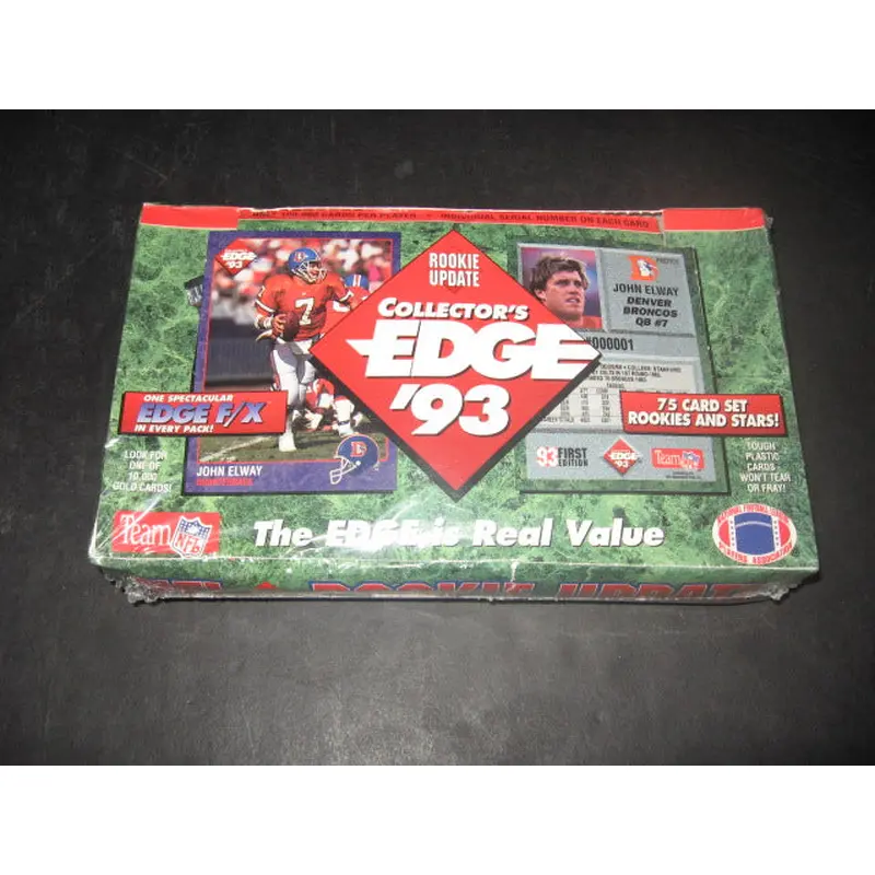 1993 Collectors Edge Football Rookie Update Box