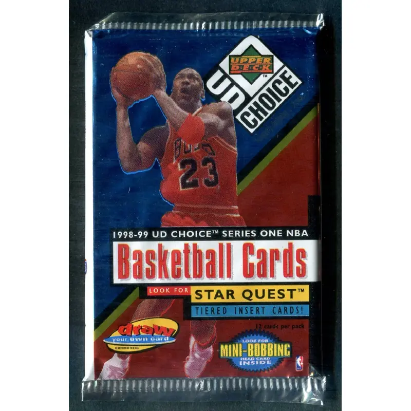 1998/99 Upper Deck Choice Basketball Unopened Series 1 Pack (Hobby) (12)