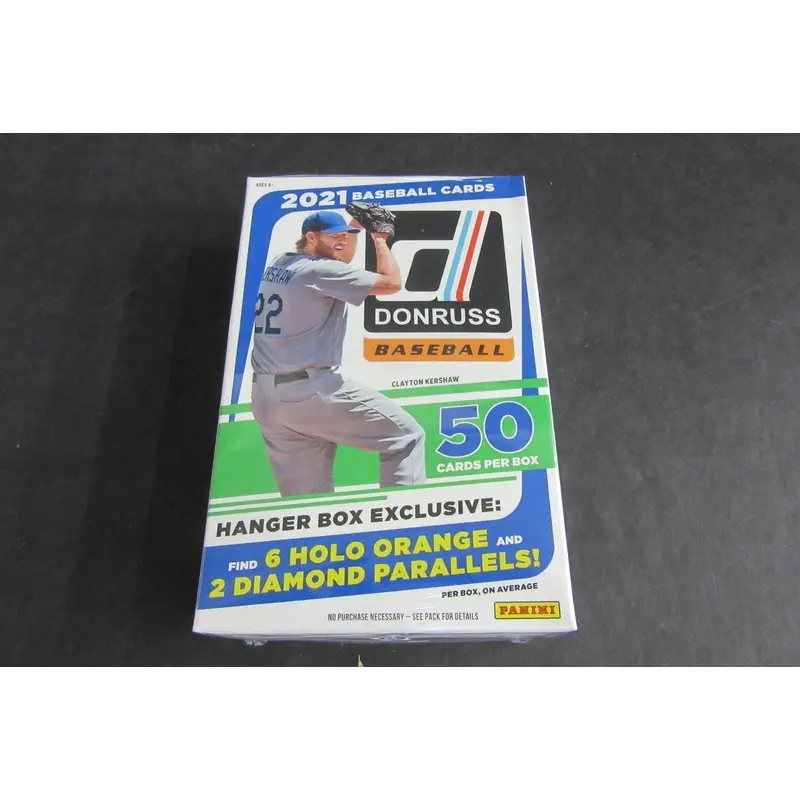 2021 Panini Donruss Baseball Hanger Box (50 Cards)