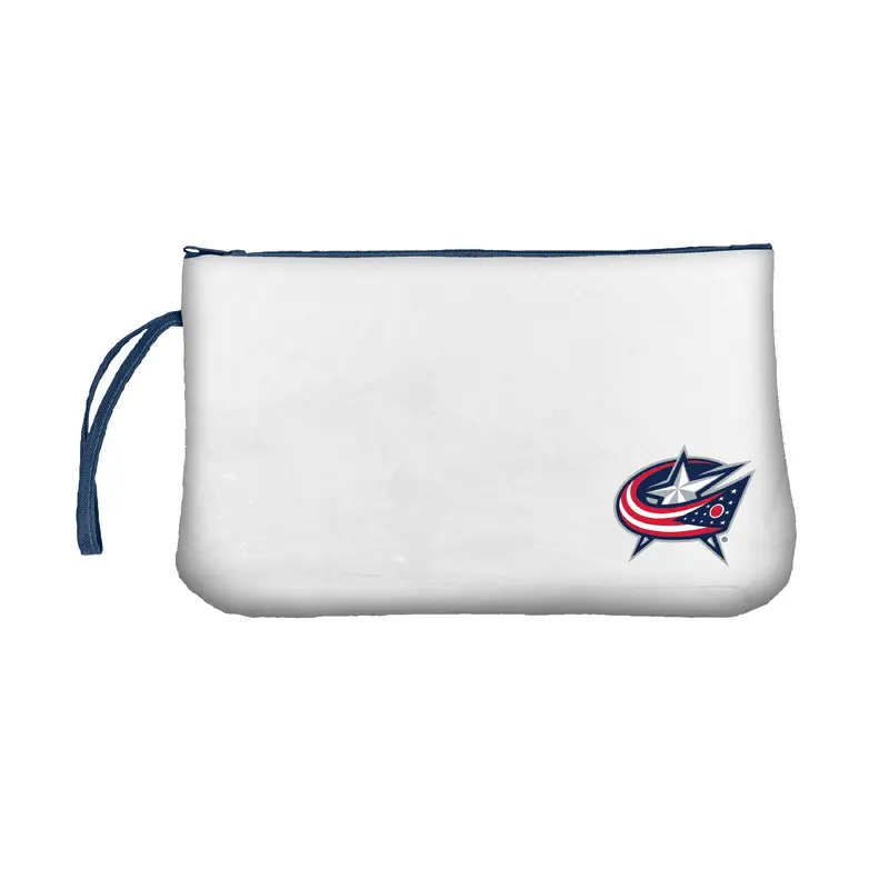 Columbus Blue Jackets Clear Wristlet
