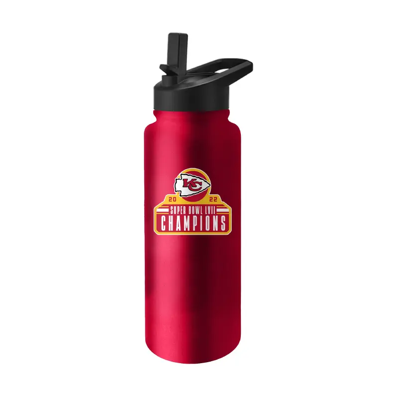 KC Chiefs 34oz SB Champions Quencher Bottle