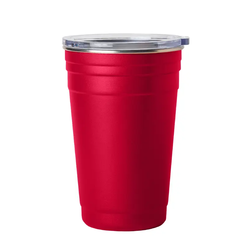 Plain Non Branded Red 22oz Stainless Cup