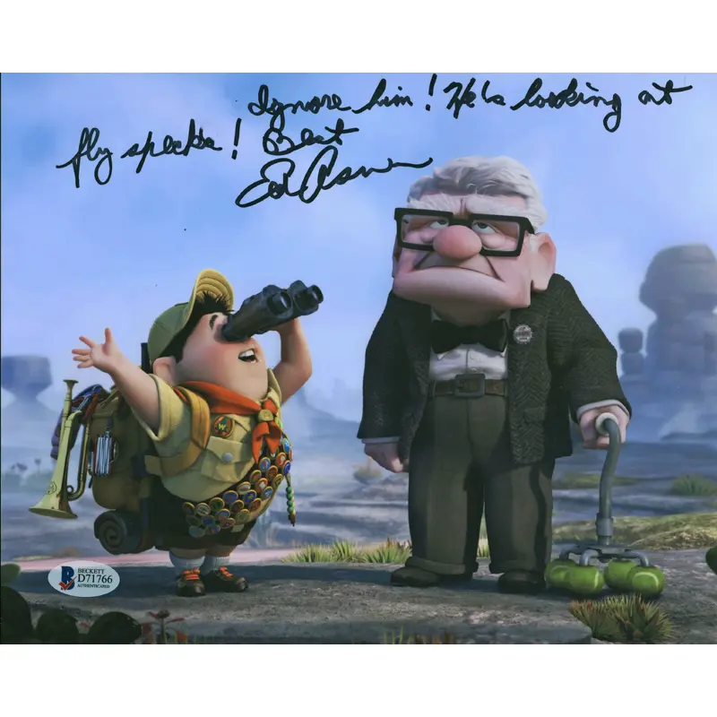 Ed Asner UP "Ignore Him!" Authentic Signed 8x10 Photo Autographed BAS #D71766