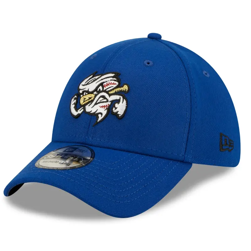 Omaha Storm Chasers New Era 3930 Royal Vortex Home Replica Cap
