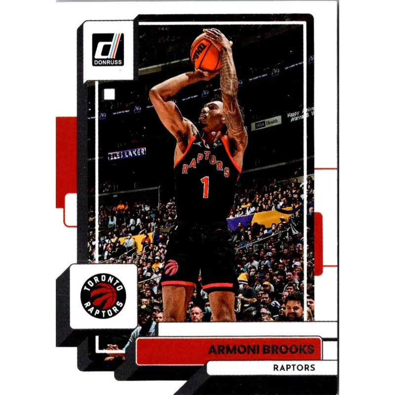 2022 Donruss Holo Laser Red/Gold Armoni Brooks #27