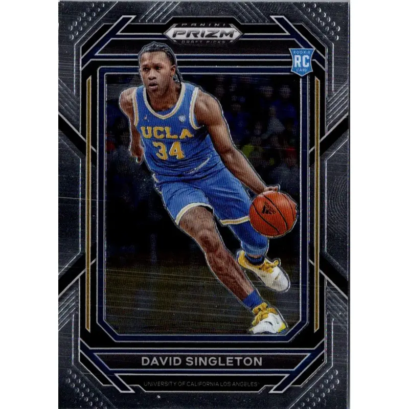2023 Panini Prizm Draft Picks Choice Blue/Yellow/Green David Singleton #16