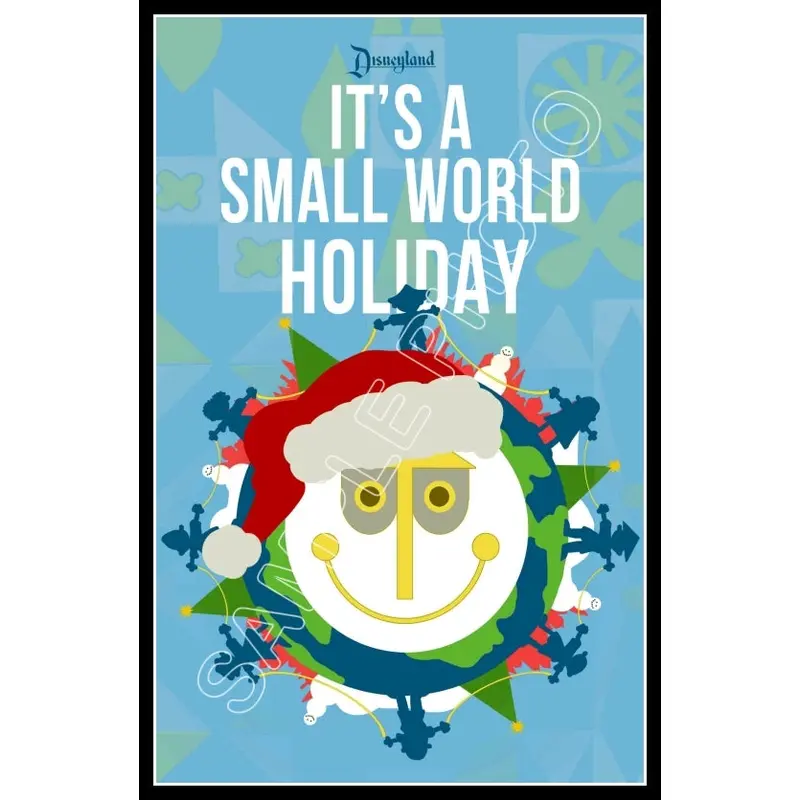 Disneyland It's A Small World Holiday #2 Poster 11X17 - 1284