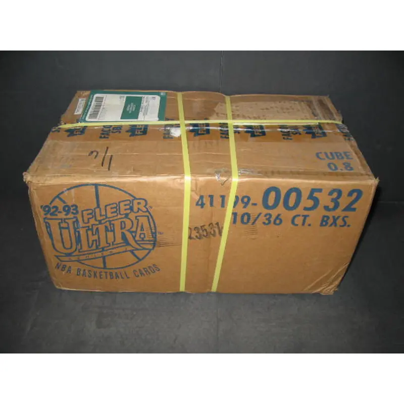 1992/93 Fleer Ultra Basketball Series 1 Case (10 Box) (00532)