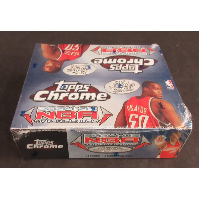 2004/05 Topps Chrome Basketball Unopened Box (Retail) (Square) (24/4)