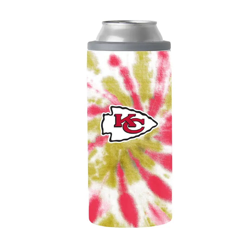 Kansas City Chiefs 12oz Tie Dye Slim Can Coolie