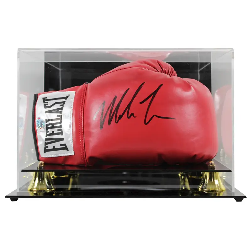 Mike Tyson Authentic Signed Red Everlast Right Hand Boxing Glove W/ Case BAS