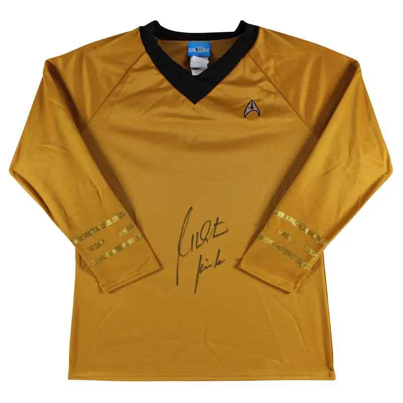 William Shatner Star Trek "Kirk" Authentic Signed Uniform Shirt BAS Witnessed