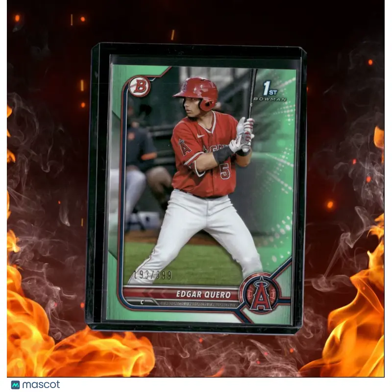2022 Bowman Edgar Quero 1st Prospect Green 193/399 #BP-123