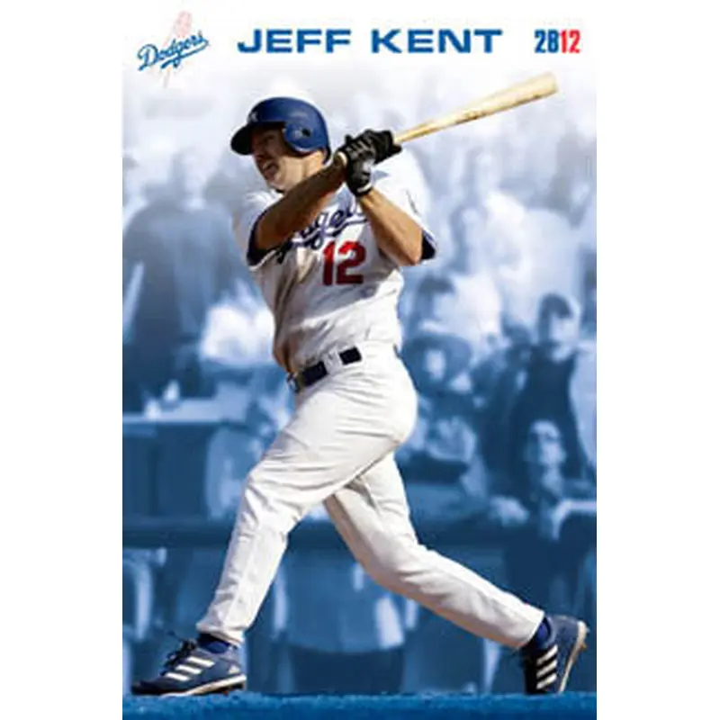 Jeff Kent "Blast" Los Angeles Dodgers MLB Action Poster - Costacos 2005