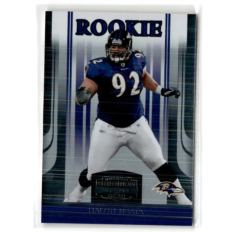 2006 Donruss Gridiron Gear Haloti Ngata #153 Rookie 352/599