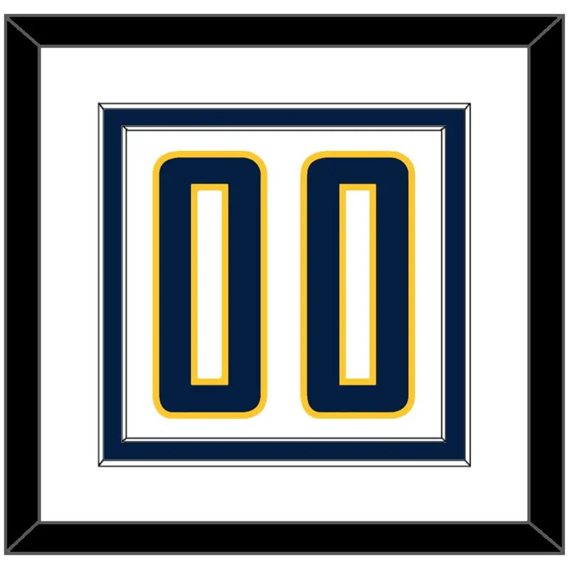 Indiana Number - Home White (2006-2017) - Double Mat 1