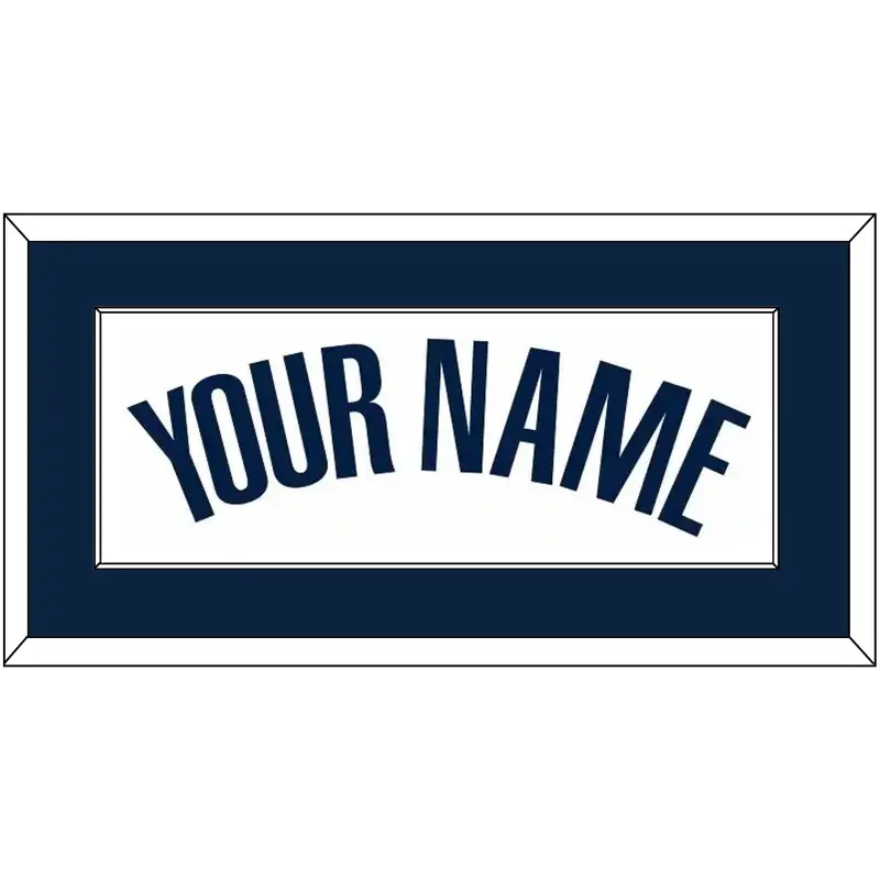 Memphis Name - Home White (2004-2010) - Single Mat 1