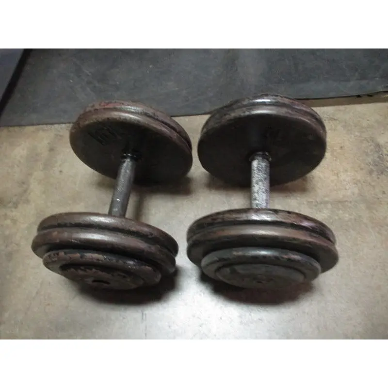 Used 55LB Fixed Dumbbell - Pair