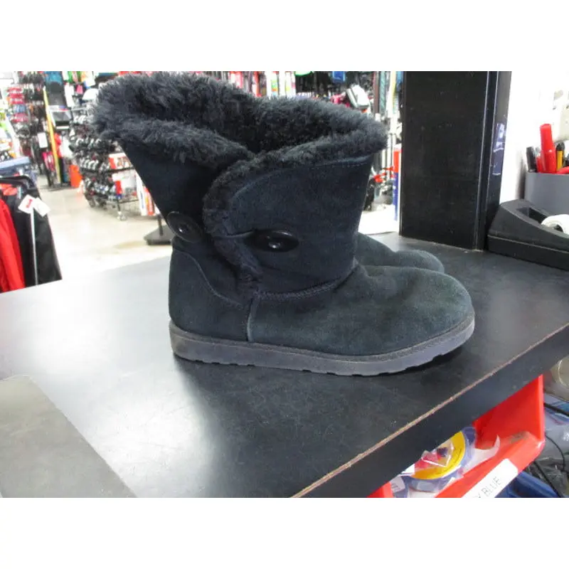 Used Faux Fur Short Boot Womens 7